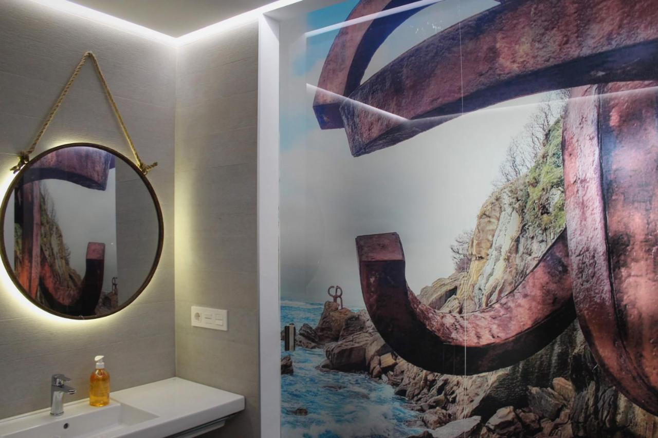 Apartamentos Zarautz Centro, Con Tarjeta Parking Gratis En Zona Azul Y Residentes Exterior foto